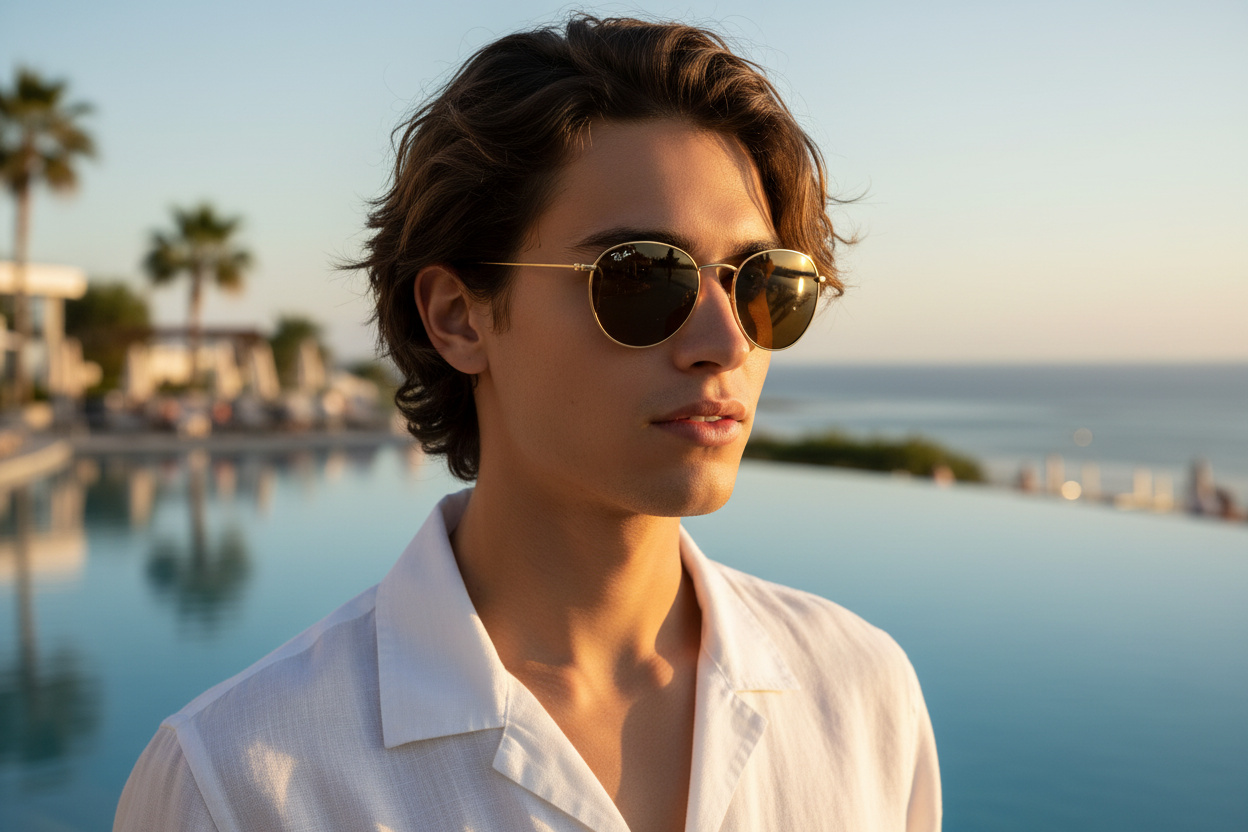 Vooraanzicht Ray-Ban ROUND REVERSE (RBR0103S - 001/83)