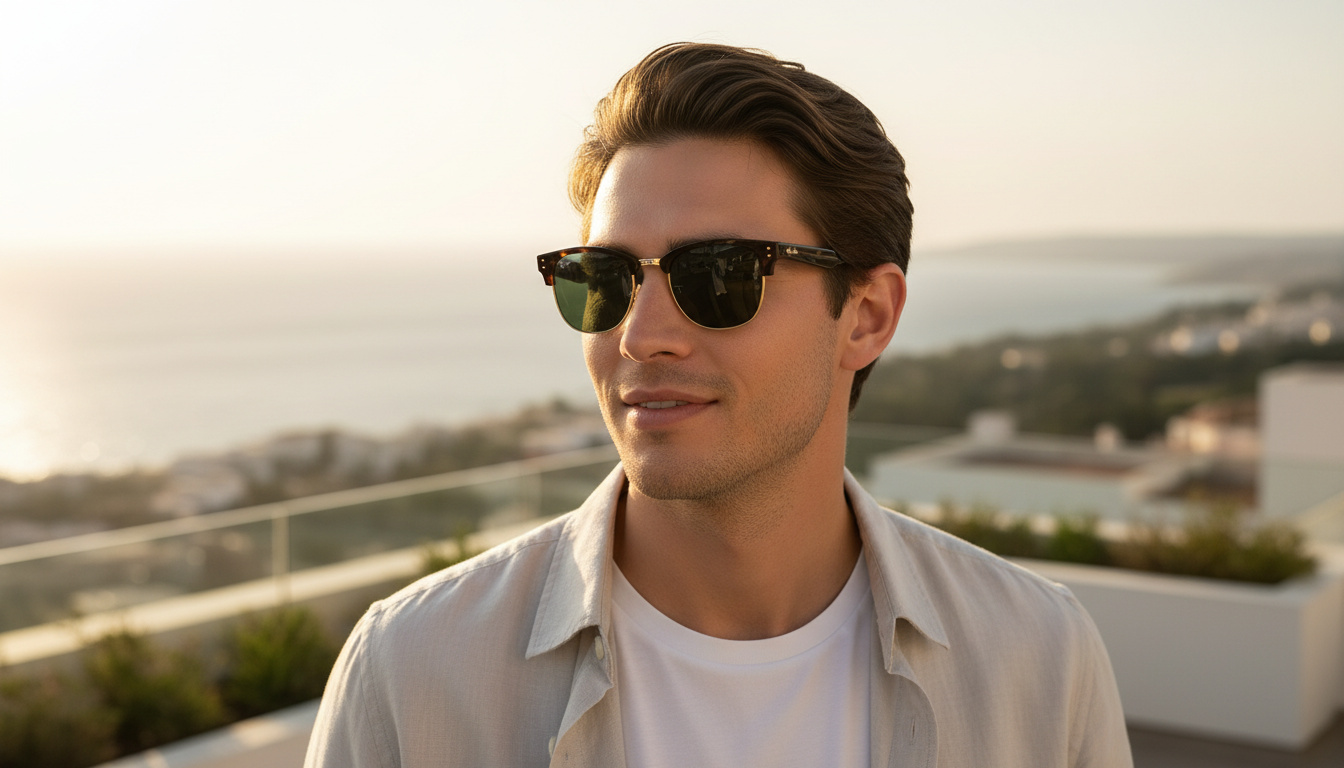 Vooraanzicht Ray-Ban CLUBMASTER REVERSE (RBR0504S - 1359VR)
