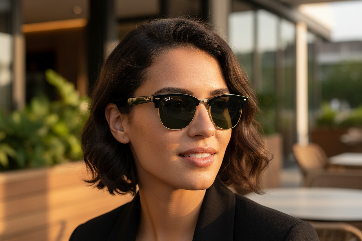 Vooraanzicht Ray-Ban CLUBMASTER REVERSE (RBR0504S - 6677VR)