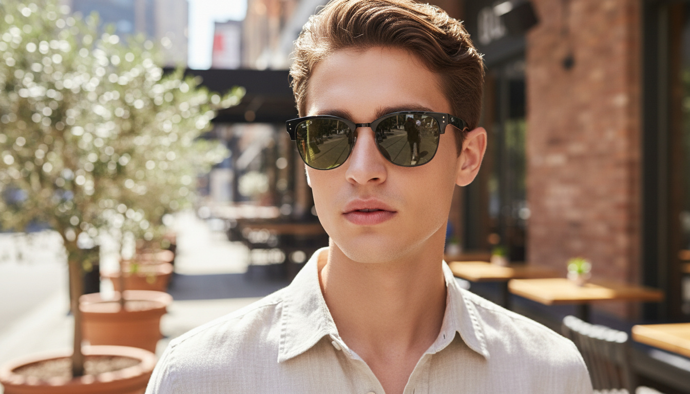 Vooraanzicht Ray-Ban CLUBMASTER REVERSE (RBR0504S - 67839A)