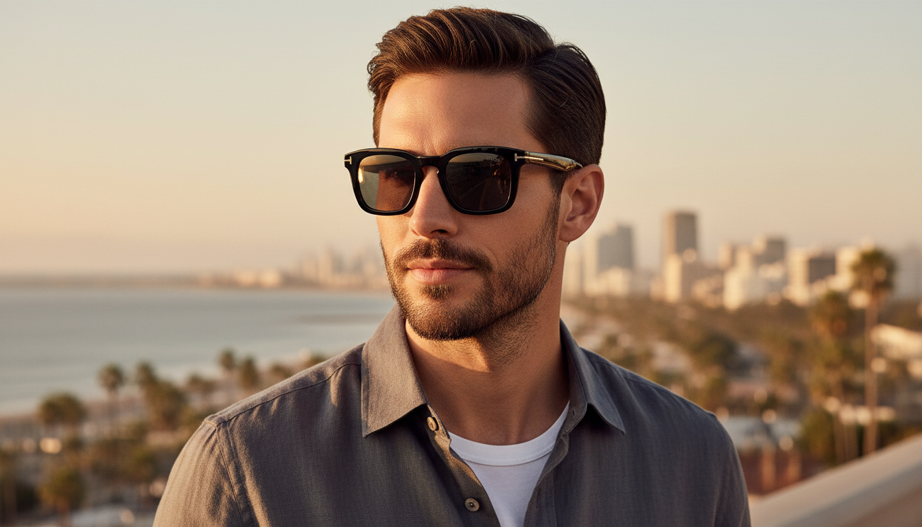 Vooraanzicht Tom Ford DAX (FT0751 - 01D)