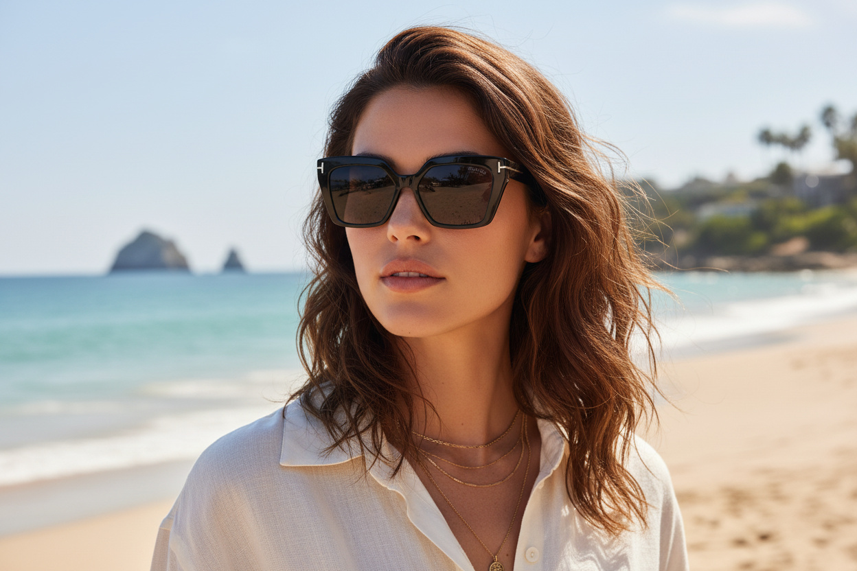 Vooraanzicht Tom Ford WINONA (FT1030 - 01D)