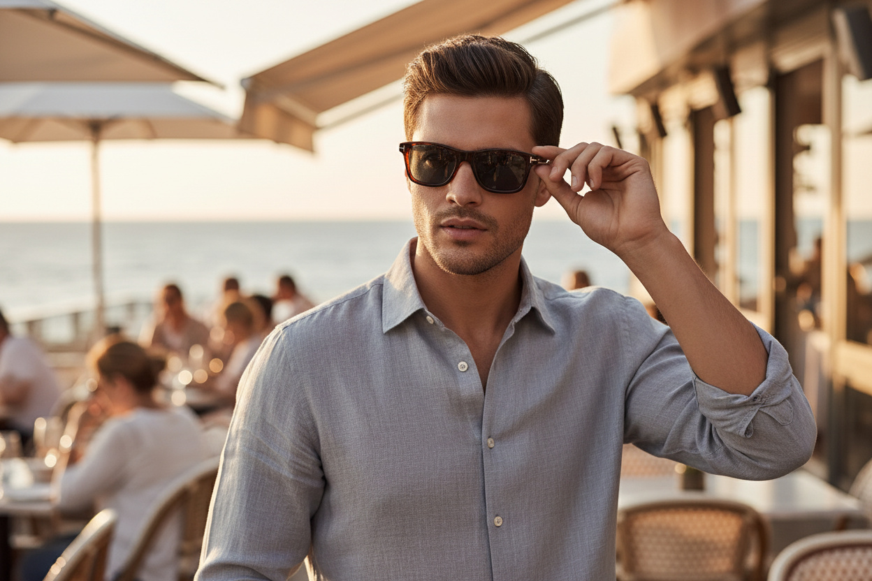 Vooraanzicht Tom Ford BARRON (FT1179 - 54V)