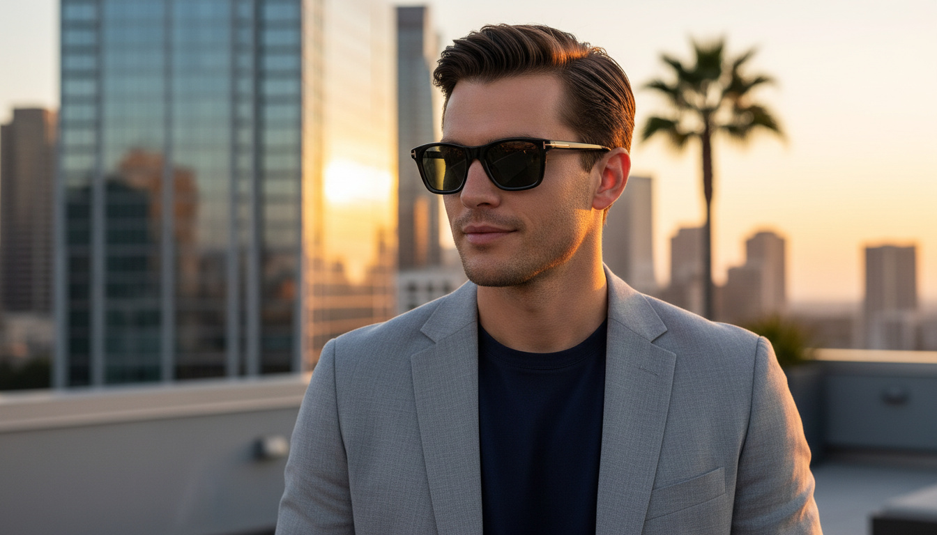 Vooraanzicht Tom Ford BARRON (FT1179 - 01N)