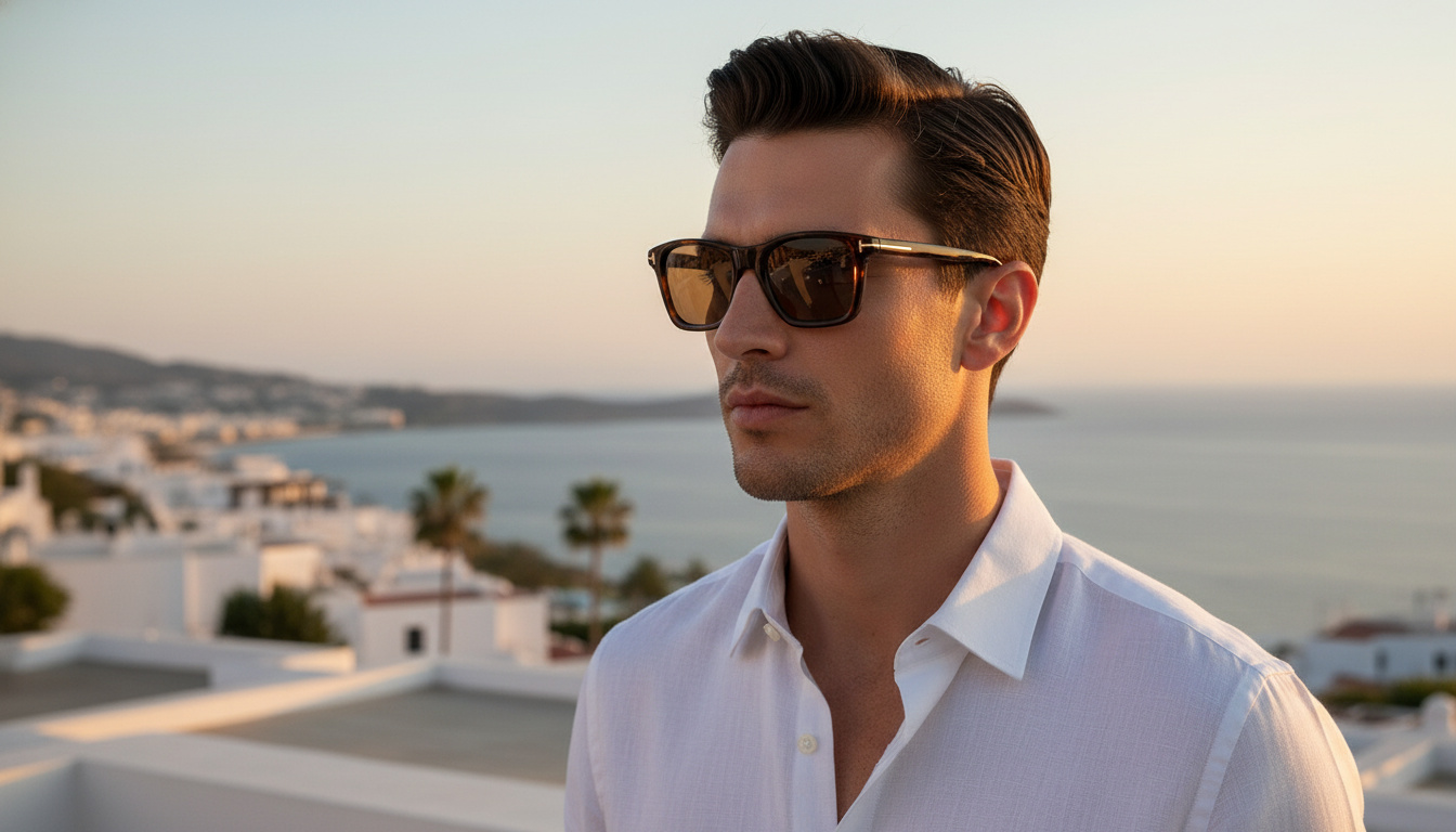 Vooraanzicht Tom Ford BARRON (FT1179 - 52E)