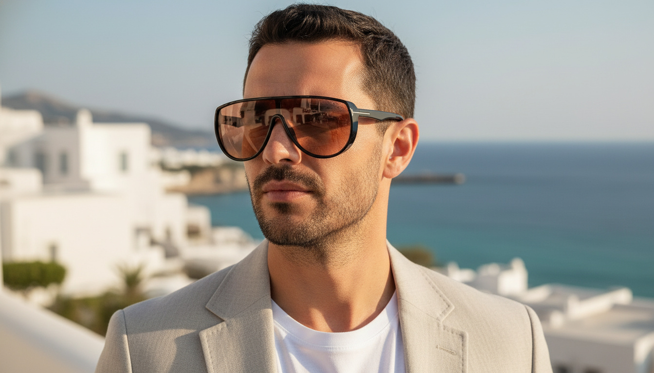 Vooraanzicht Tom Ford ACHILLES (FT1182 - 01E)