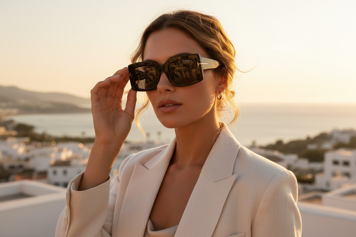 Vooraanzicht Tom Ford BRIGITTA (FT1188 - 01A)