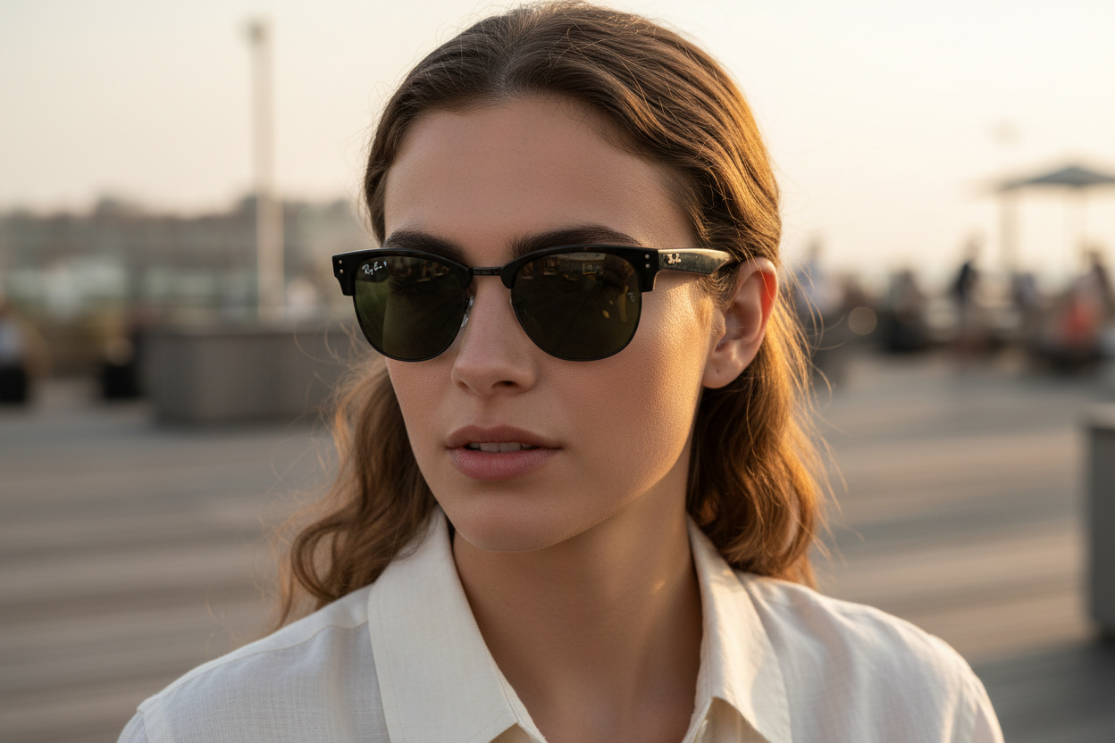 Vooraanzicht Ray-Ban CLUBMASTER REVERSE (RBR0504S - 67839A)