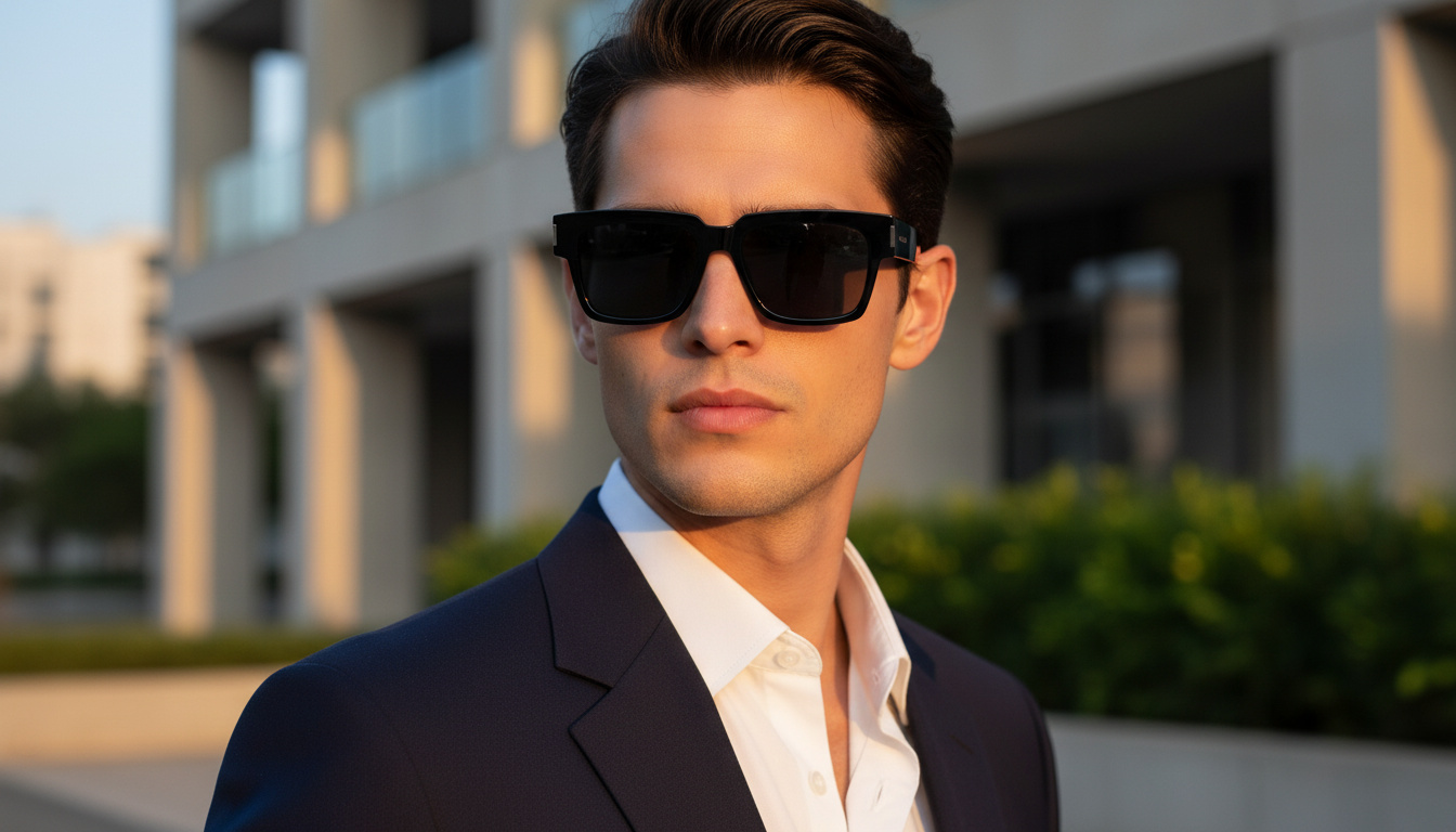 Vooraanzicht Saint Laurent SL 732 VADIM (001)