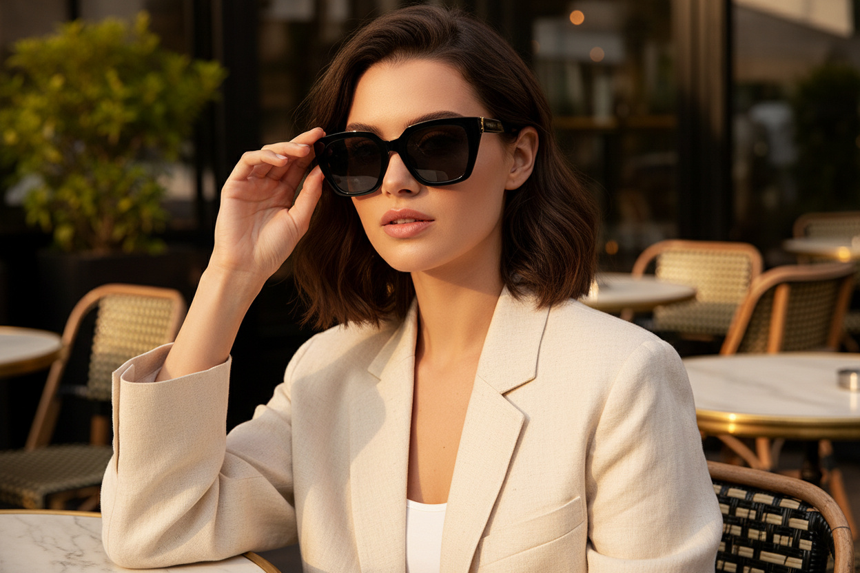 Vooraanzicht Saint Laurent SL M143/F (001)