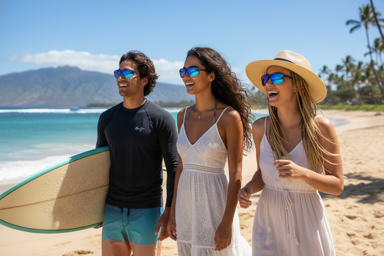 Vooraanzicht Maui Jim Hookipa (B807-1115)