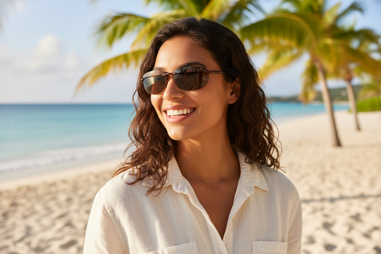 Vooraanzicht Maui Jim Hookipa (H807-1025)