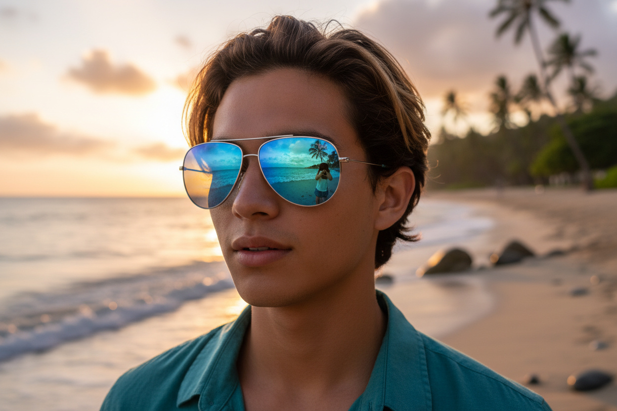 Vooraanzicht Maui Jim Hauoli (B665-17B)