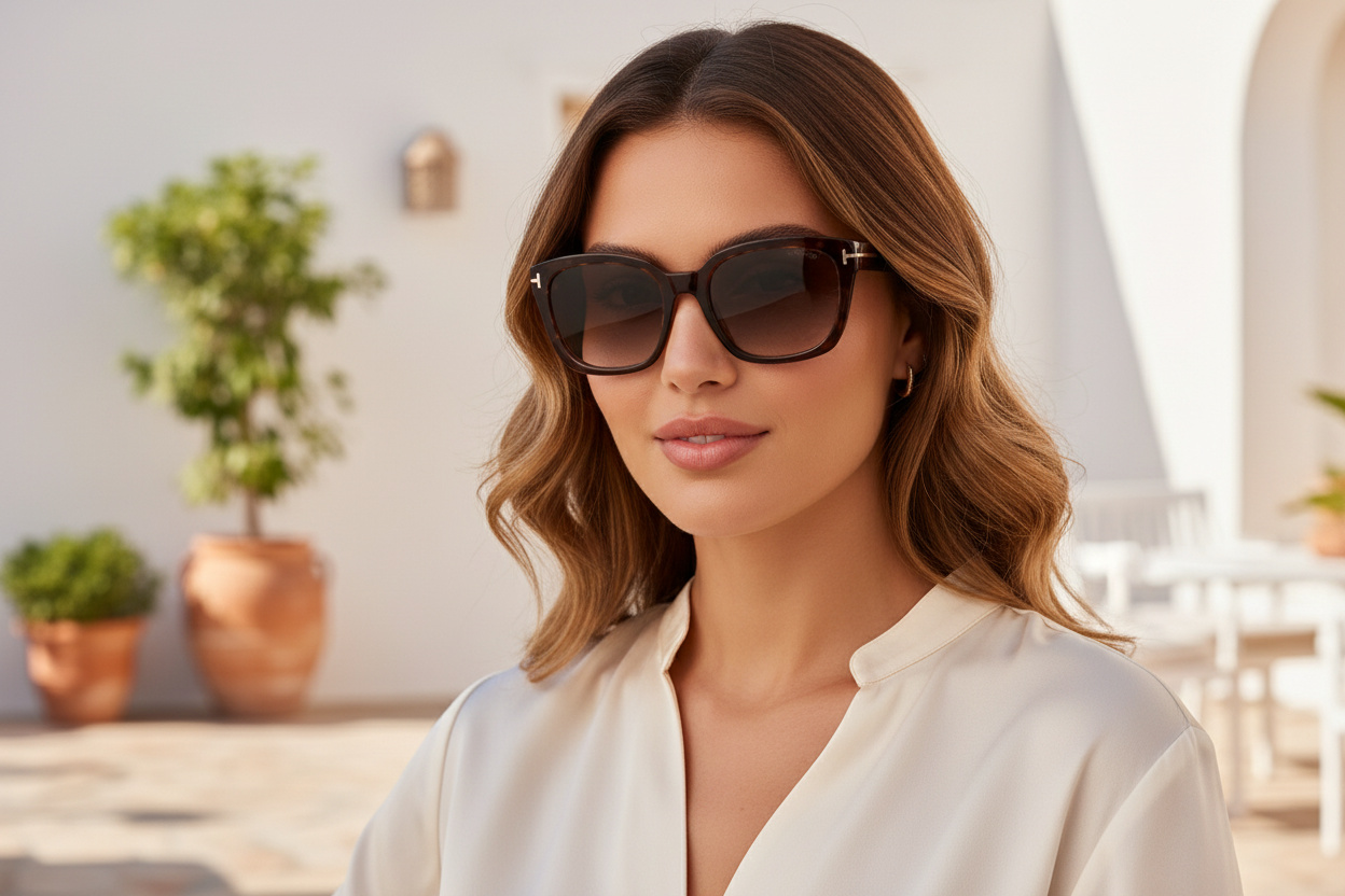 Vooraanzicht Tom Ford HAYLAY (FT1216 - 52B)
