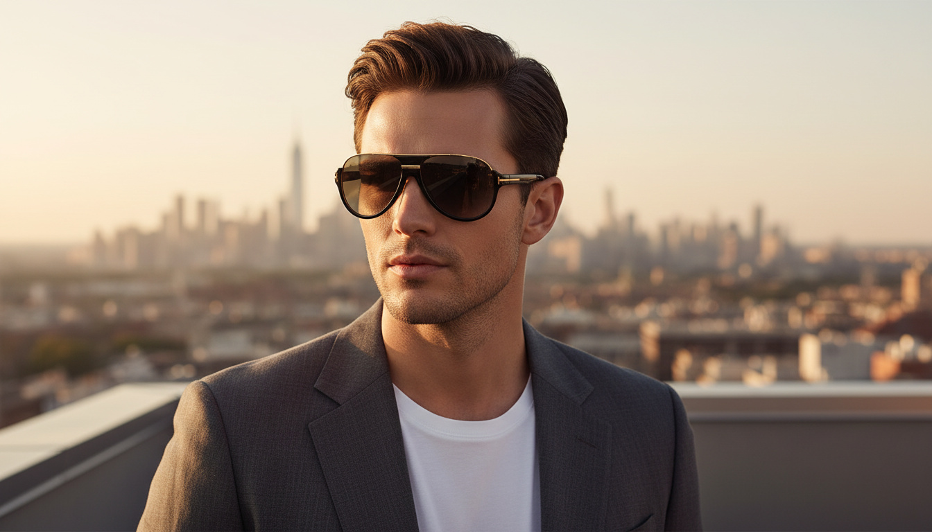 Vooraanzicht Tom Ford DIMITRY (FT0334 - 01P)
