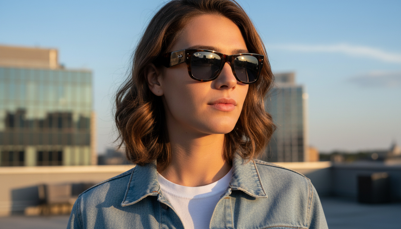 Vooraanzicht Ray-Ban MEGA WAYFARER (RB0840S - 902/56)