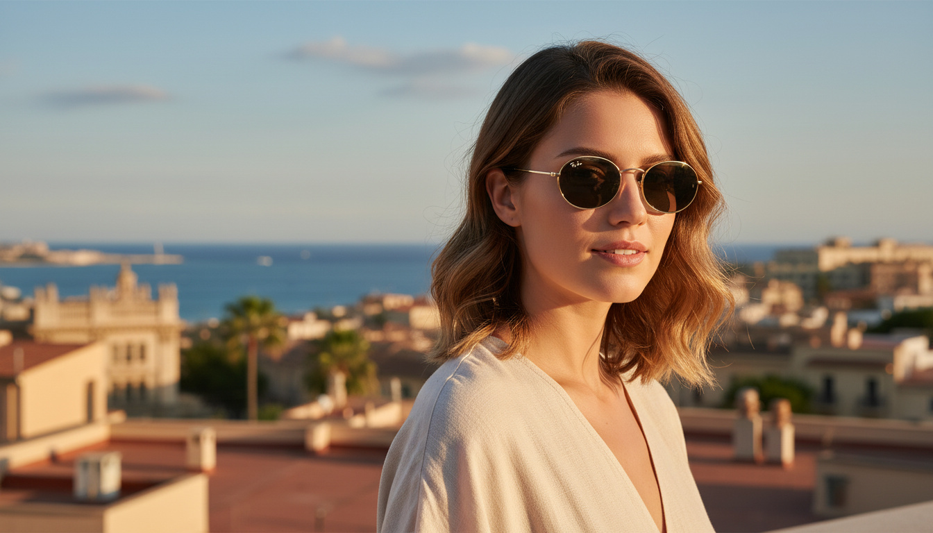 Vooraanzicht Ray-Ban OVAL (RB3547N - 001/B1)