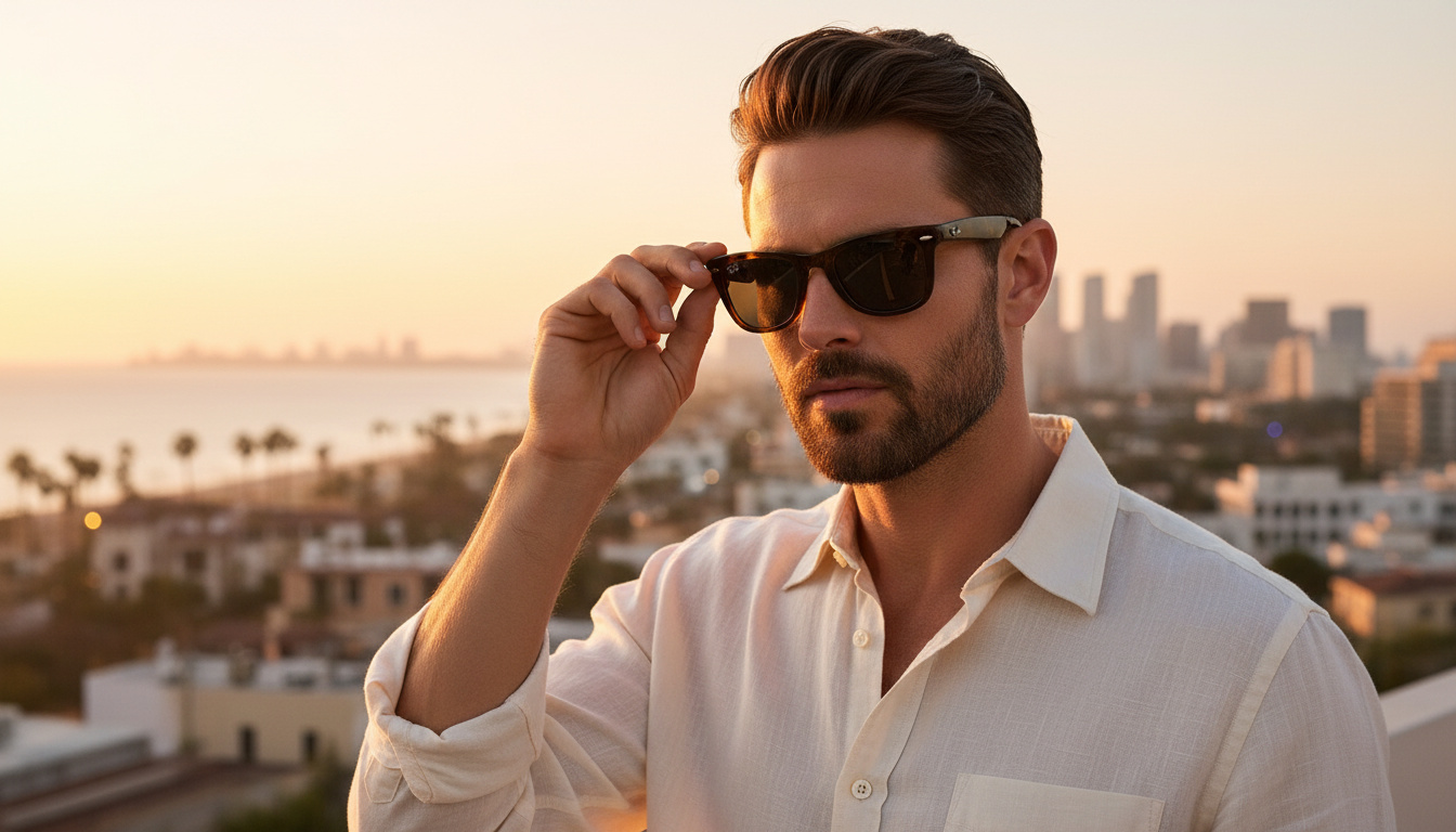 Vooraanzicht Ray-Ban FOLDING WAYFARER (RB4105 - 710/B1)