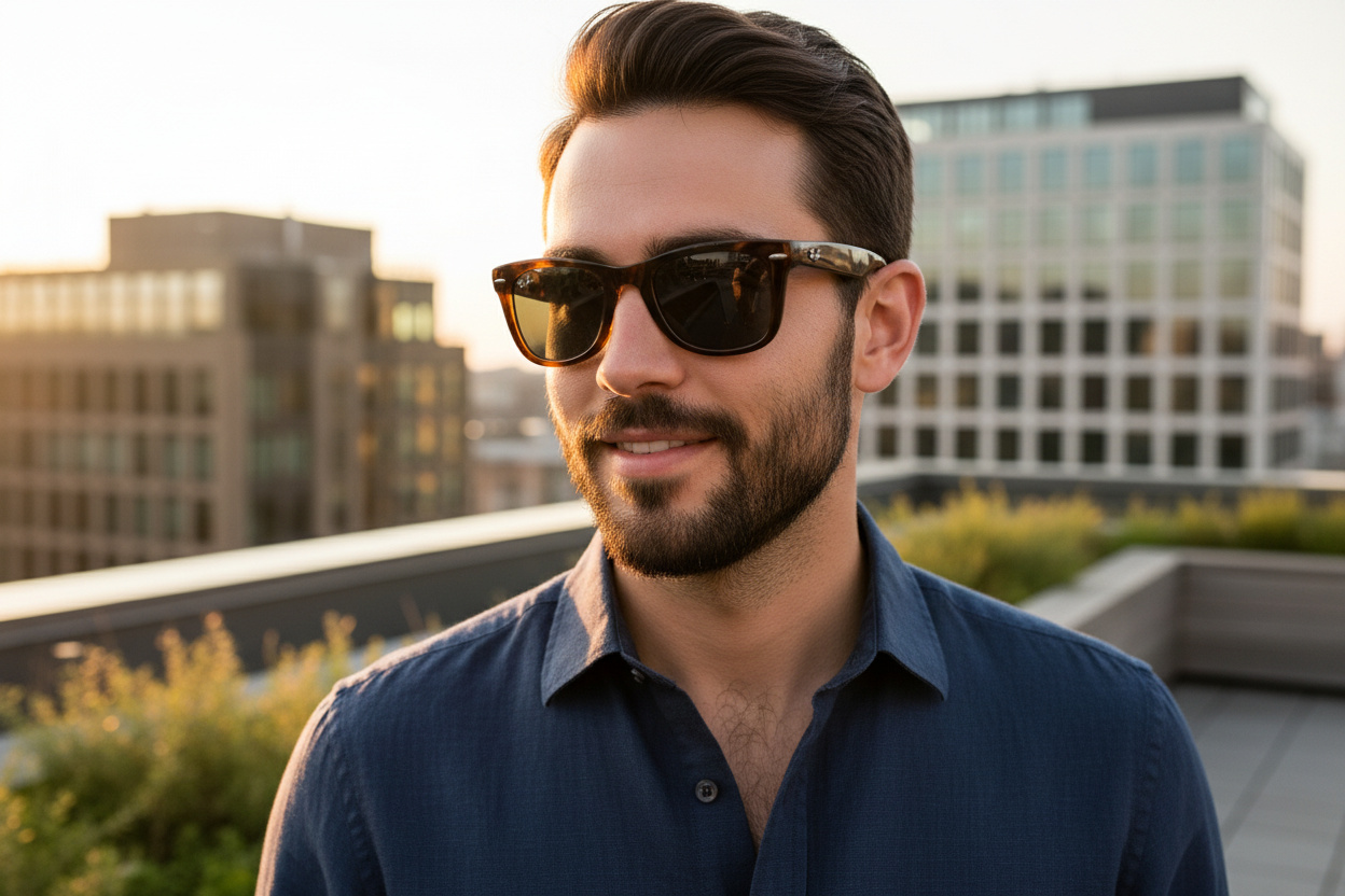 Vooraanzicht Ray-Ban FOLDING WAYFARER (RB4105 - 710/R5)