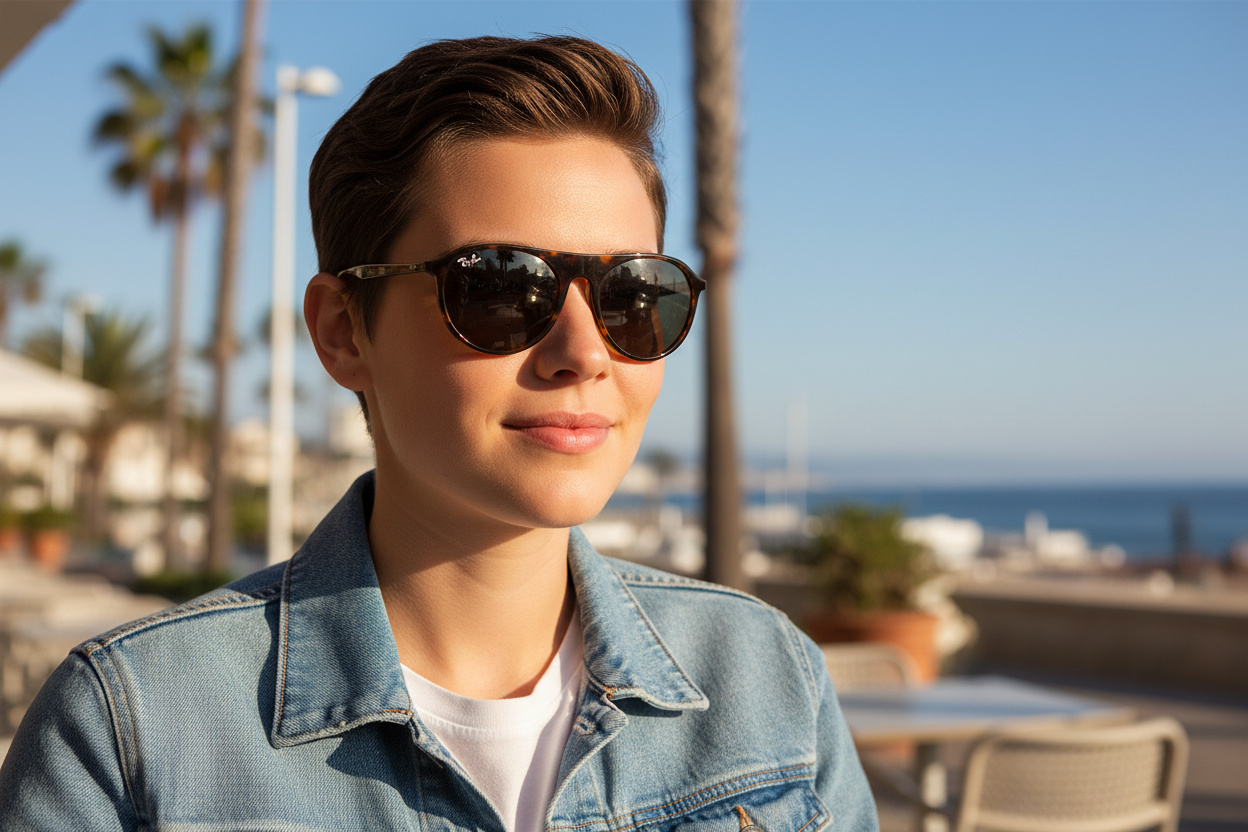 Vooraanzicht Ray-Ban RB2215 (902/B1)