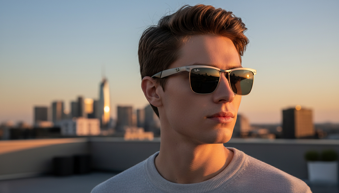 Vooraanzicht Ray-Ban WAYFARER DELUXE (RB3875 - 029/R5)