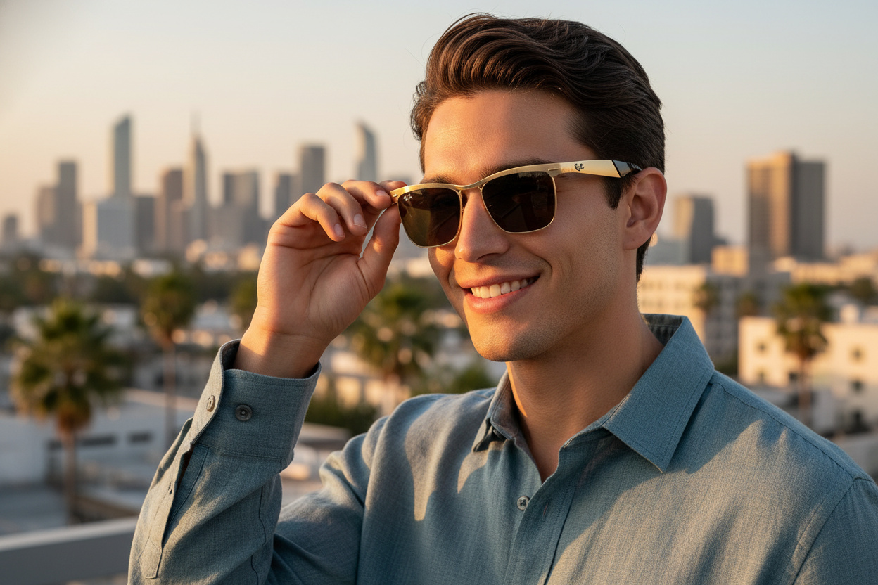 Vooraanzicht Ray-Ban WAYFARER DELUXE (RB3875 - 927631)