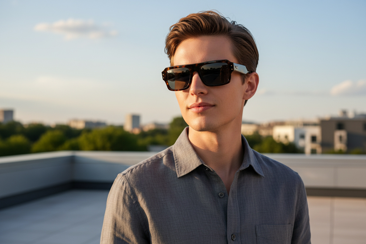 Vooraanzicht Ray-Ban FLACKO (RB4454 - 1359B1)