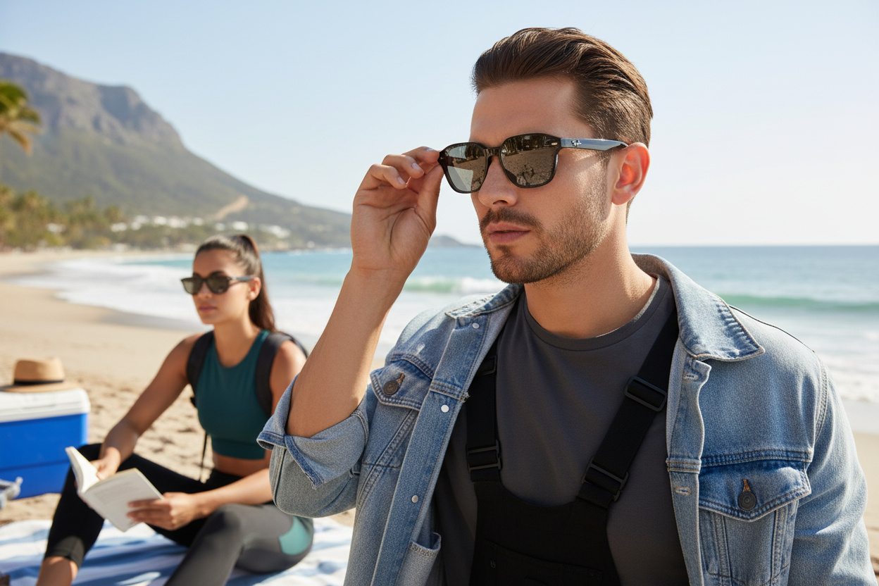 Vooraanzicht Ray-Ban RB4458D (601/6V)