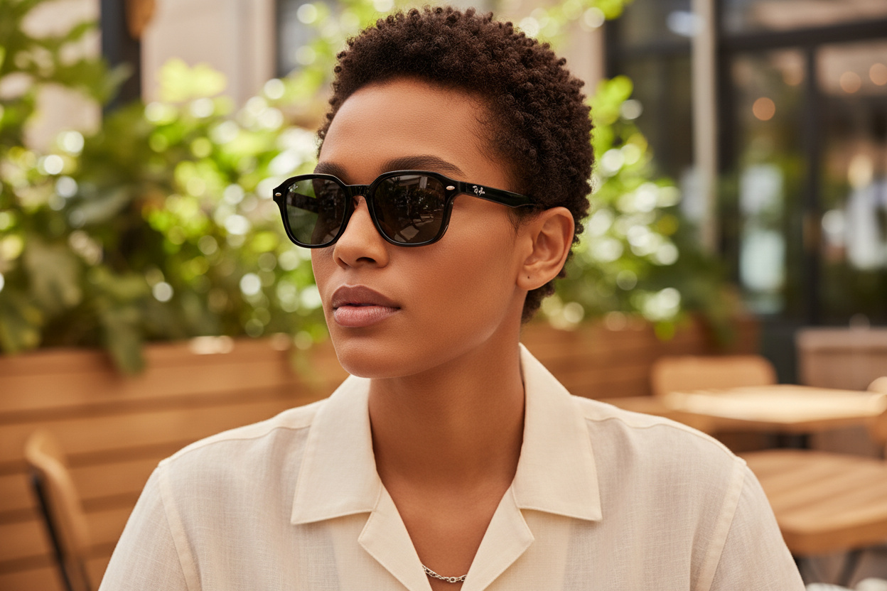 Vooraanzicht Ray-Ban RB4458D (601/87)