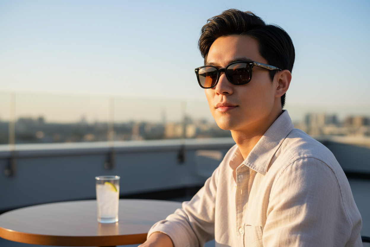 Vooraanzicht Ray-Ban RB4461D (710/13)