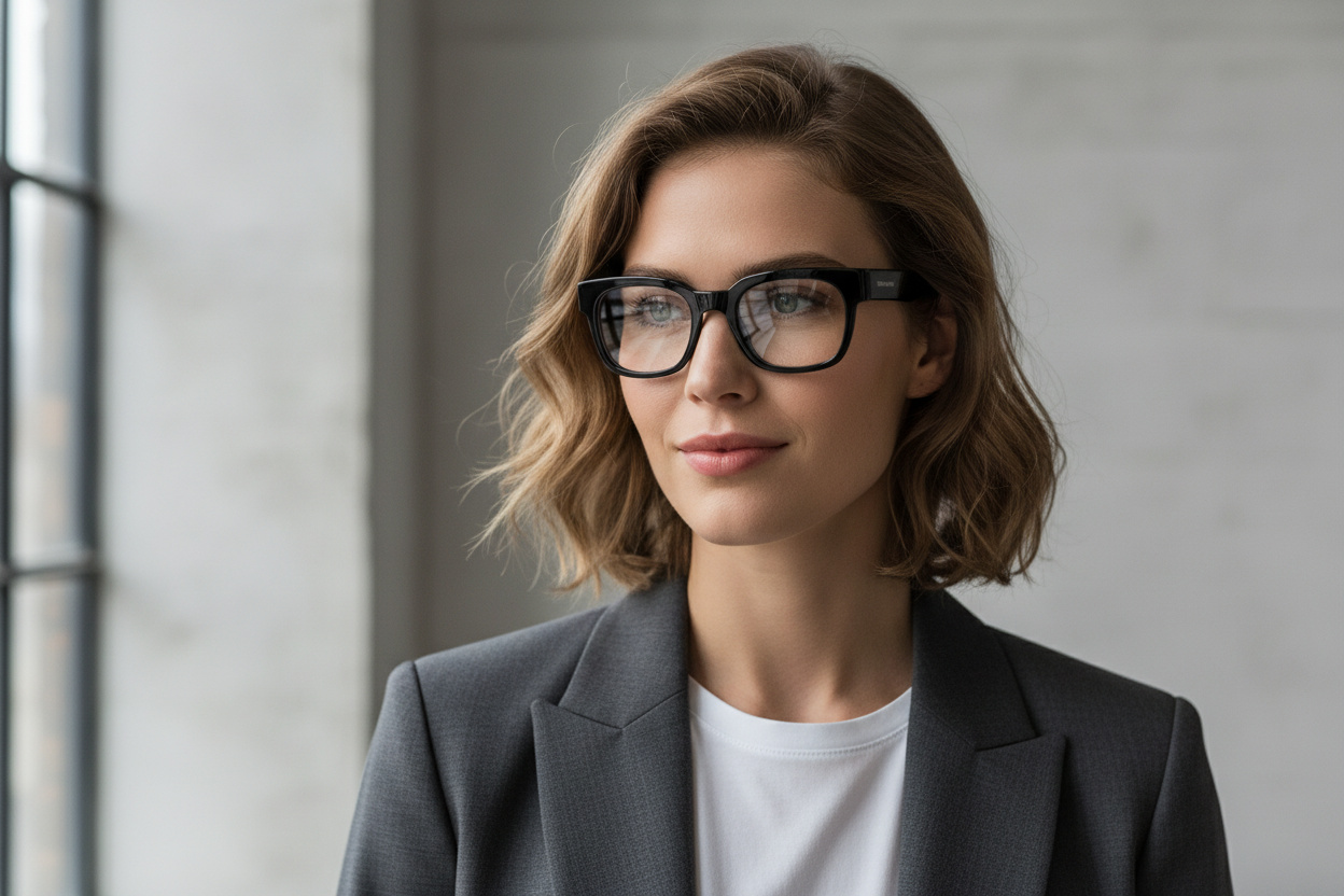 Vooraanzicht Saint Laurent SL 805 (001)
