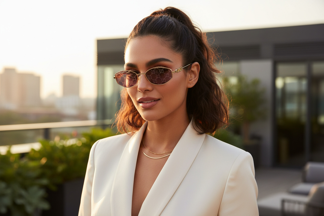 Vooraanzicht Gucci GG1802S (002)