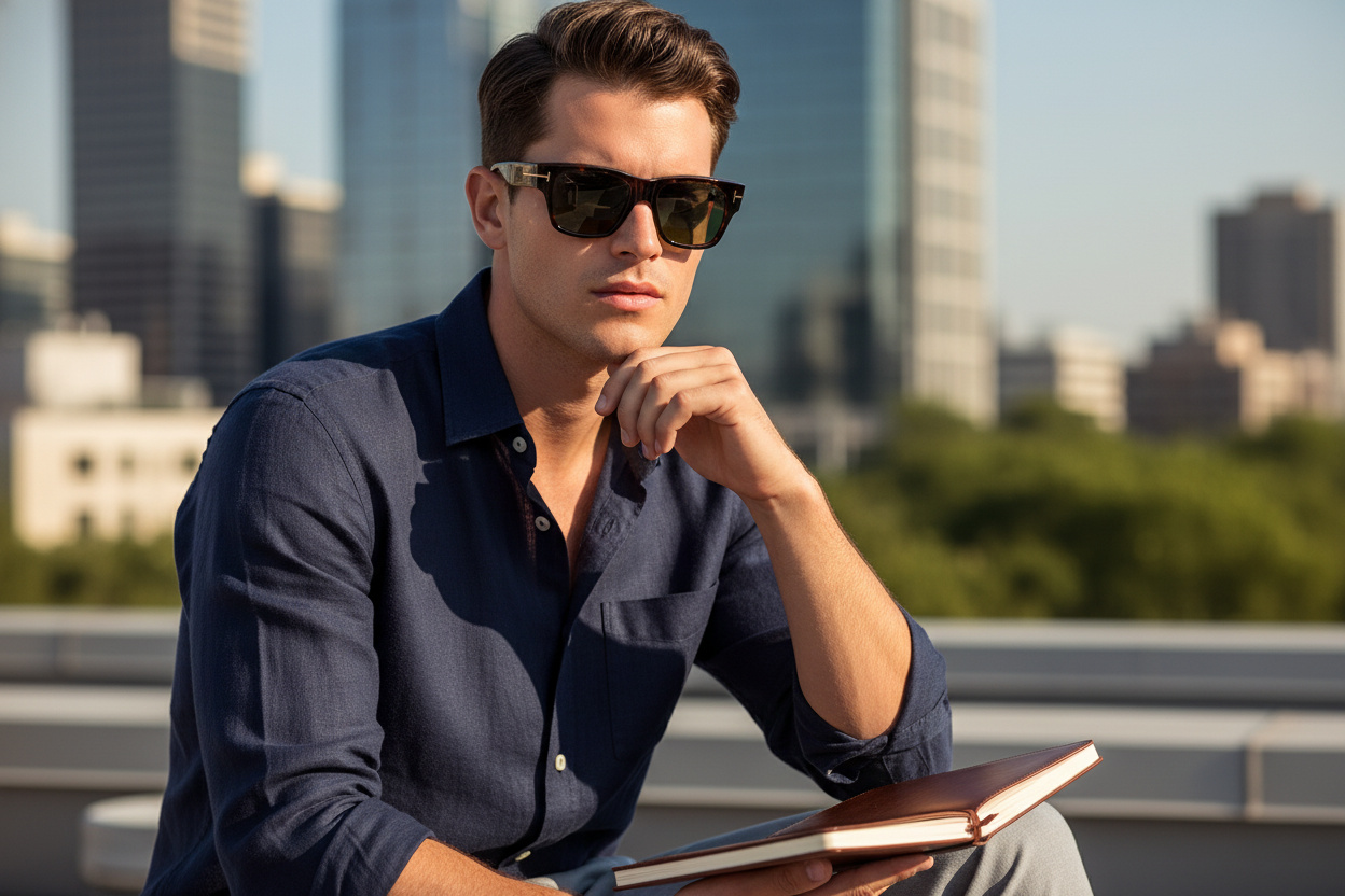 Vooraanzicht Tom Ford CAINE-02 (FT1280 - 52N)