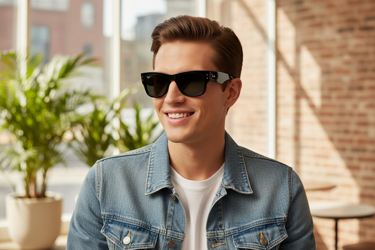 Vooraanzicht Ray-Ban MEGA WAYFARER (RB0840S - 6826J5)