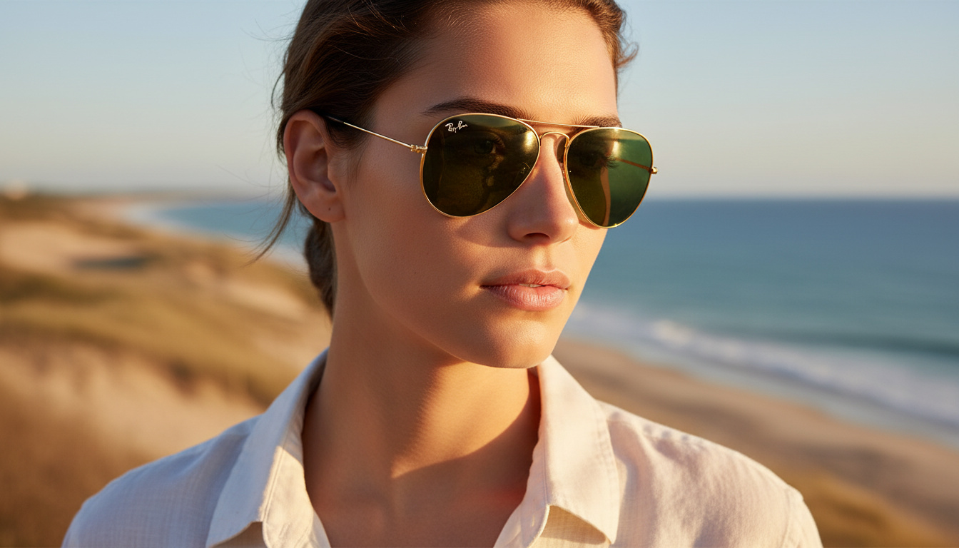 Vooraanzicht Ray-Ban AVIATOR LARGE METAL (RB3025 - 001)