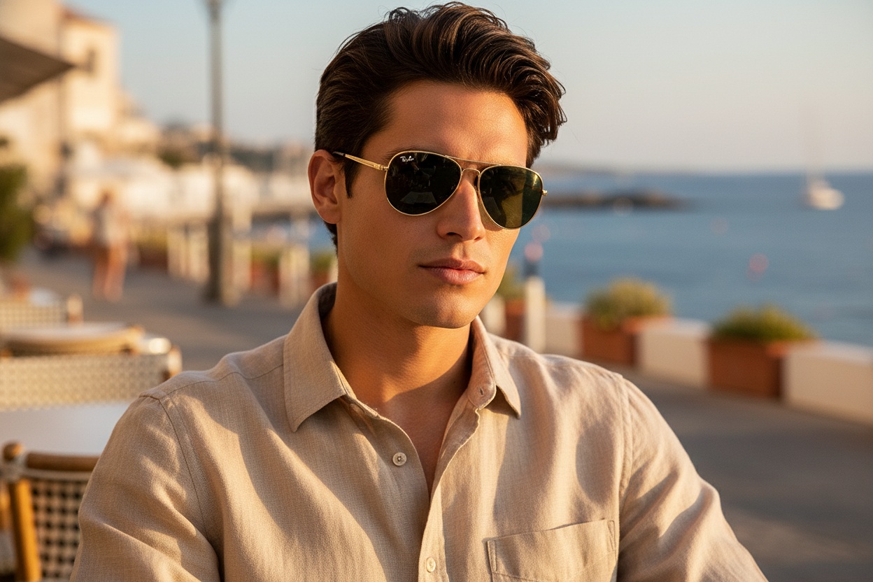 Vooraanzicht Ray-Ban AVIATOR MAX (RB3925 - 001/31)