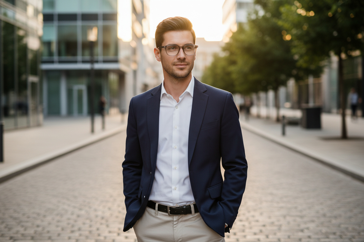 Vooraanzicht Zegna EZ5332 (057)