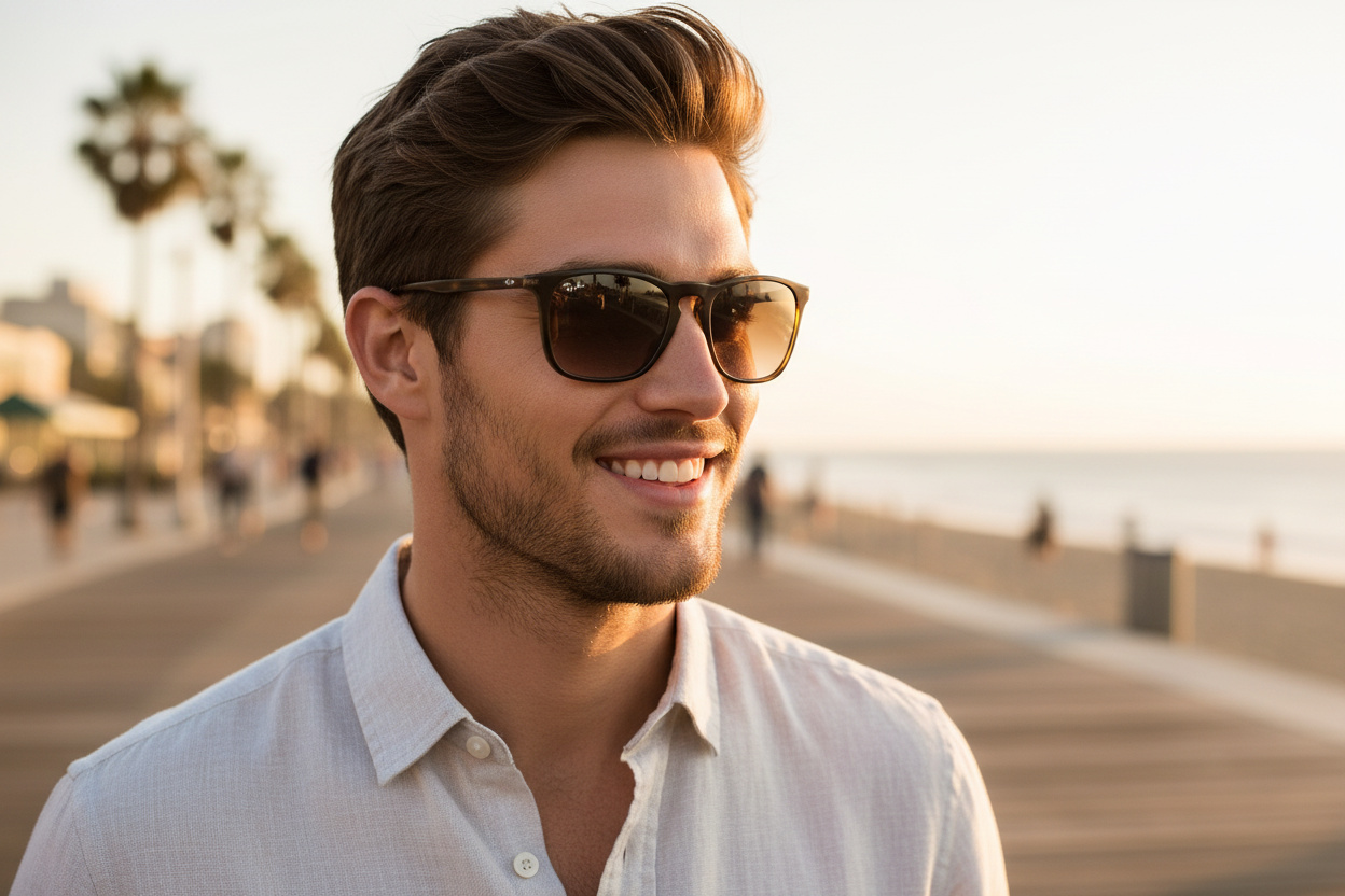 Vooraanzicht Ray-Ban CHRIS (RB4187 - 856/13)