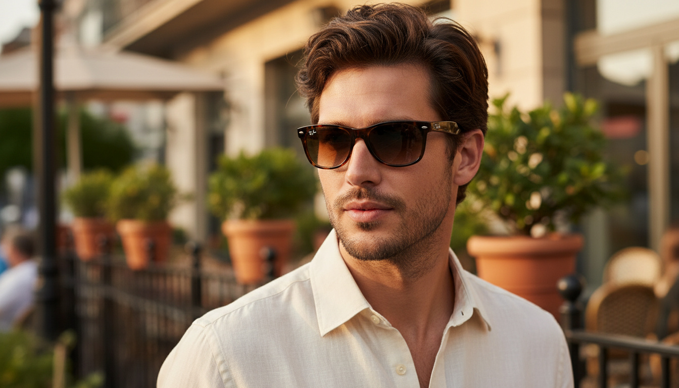 Vooraanzicht Ray-Ban NEW WAYFARER (RB2132 - 710/51)