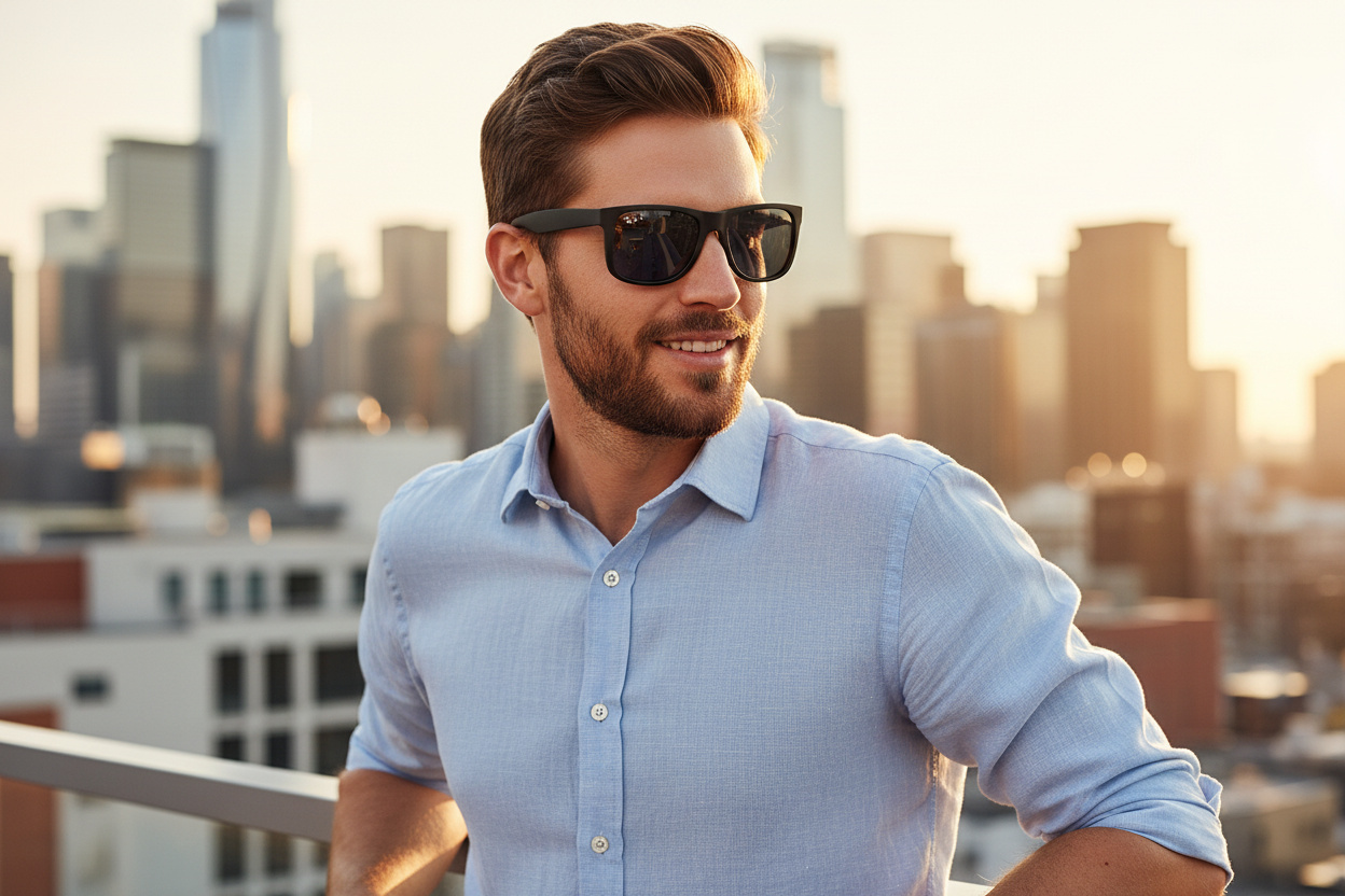 Vooraanzicht Ray-Ban JUSTIN (RB4165 - 622/2V)