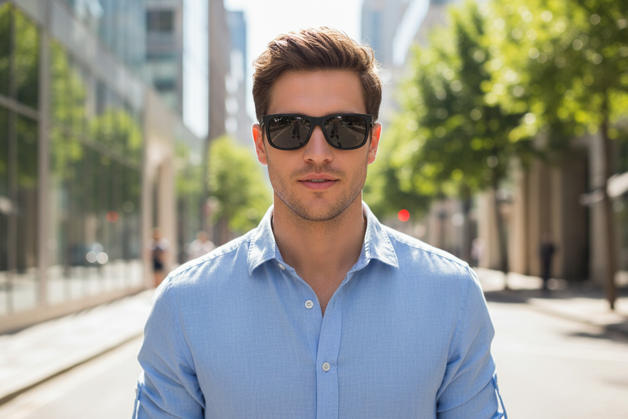 Vooraanzicht Ray-Ban JUSTIN (RB4165 - 622/T3)