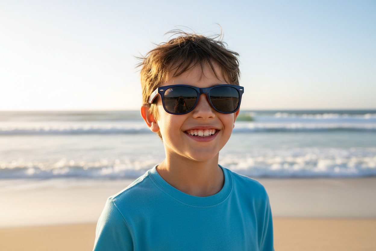 Vooraanzicht Ray-Ban Kids JUNIOR NEW WAYFARER (RJ9052S - 178/80)