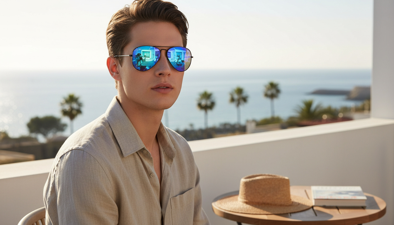 Vooraanzicht Ray-Ban AVIATOR LARGE METAL (RB3025 - 002/4O)