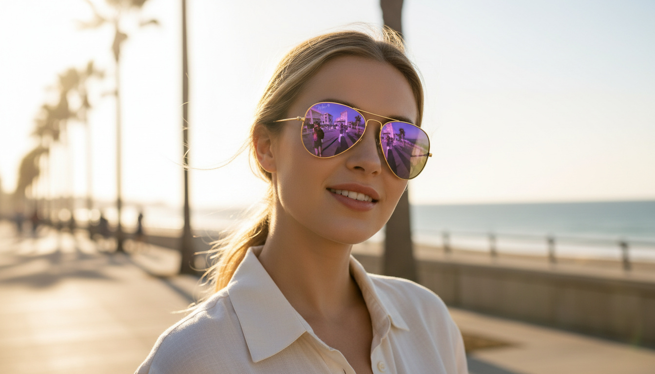 Vooraanzicht Ray-Ban AVIATOR LARGE METAL (RB3025 - 112/1Q)
