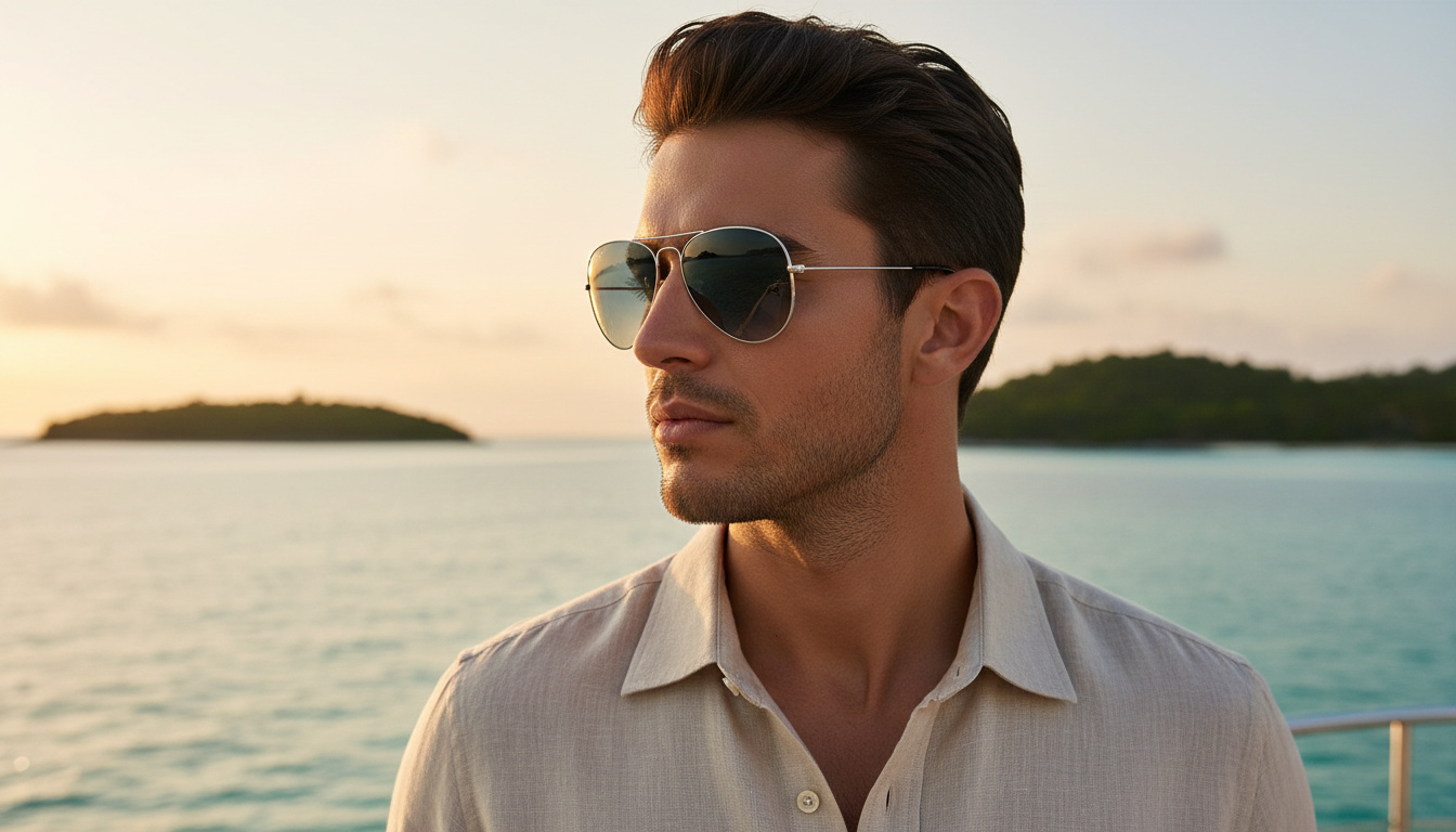 Vooraanzicht Ray-Ban AVIATOR LARGE METAL (RB3025 - 003/3F)