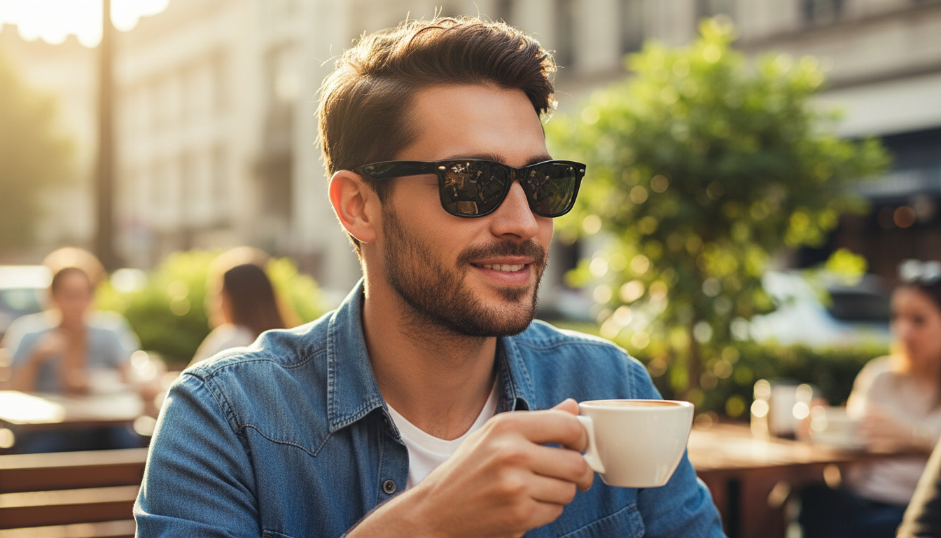 Vooraanzicht Ray-Ban NEW WAYFARER (RB2132 - 901)