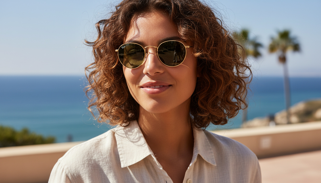 Vooraanzicht Ray-Ban ROUND METAL (RB3447 - 001)