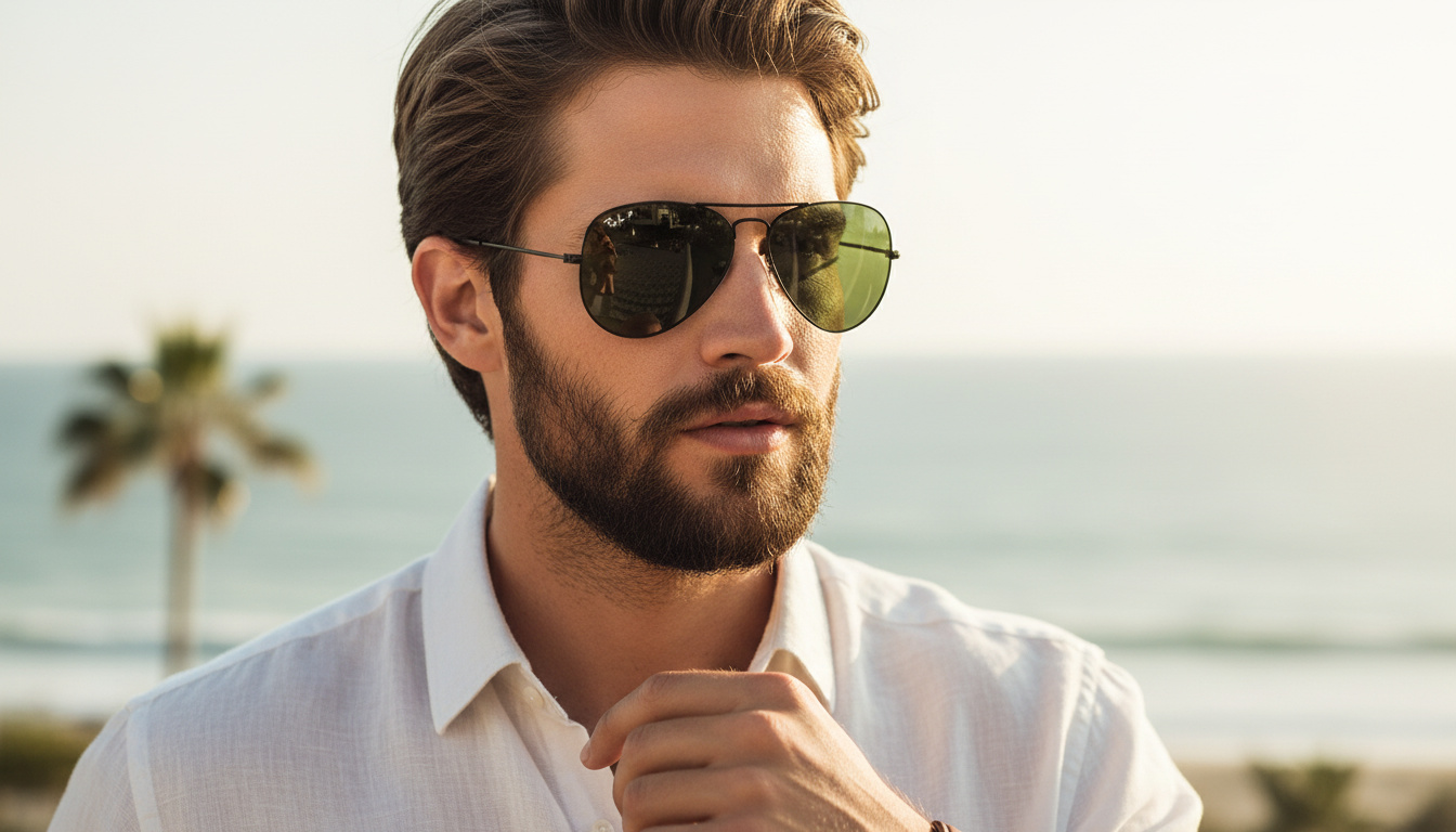 Vooraanzicht Ray-Ban AVIATOR LARGE METAL (RB3025 - 002/58)