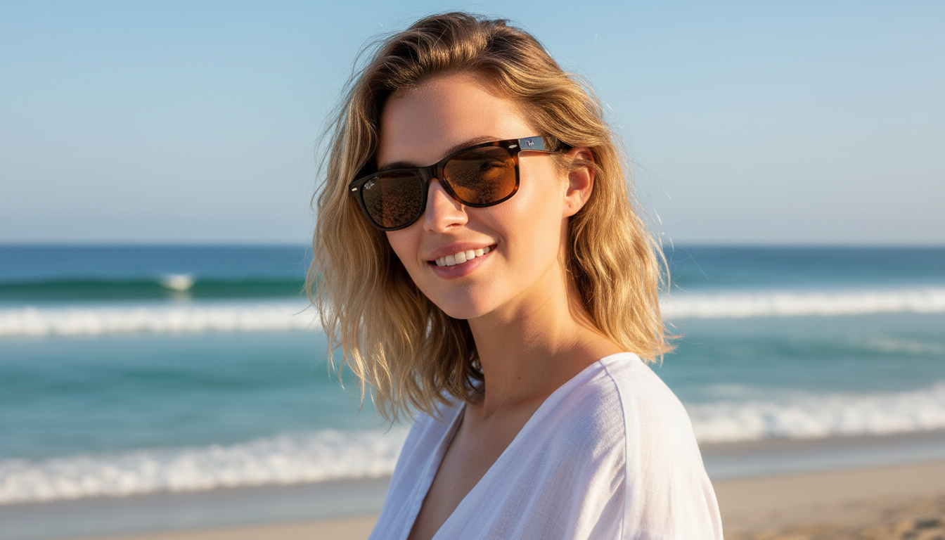 Vooraanzicht Ray-Ban NEW WAYFARER (RB2132 - 710)