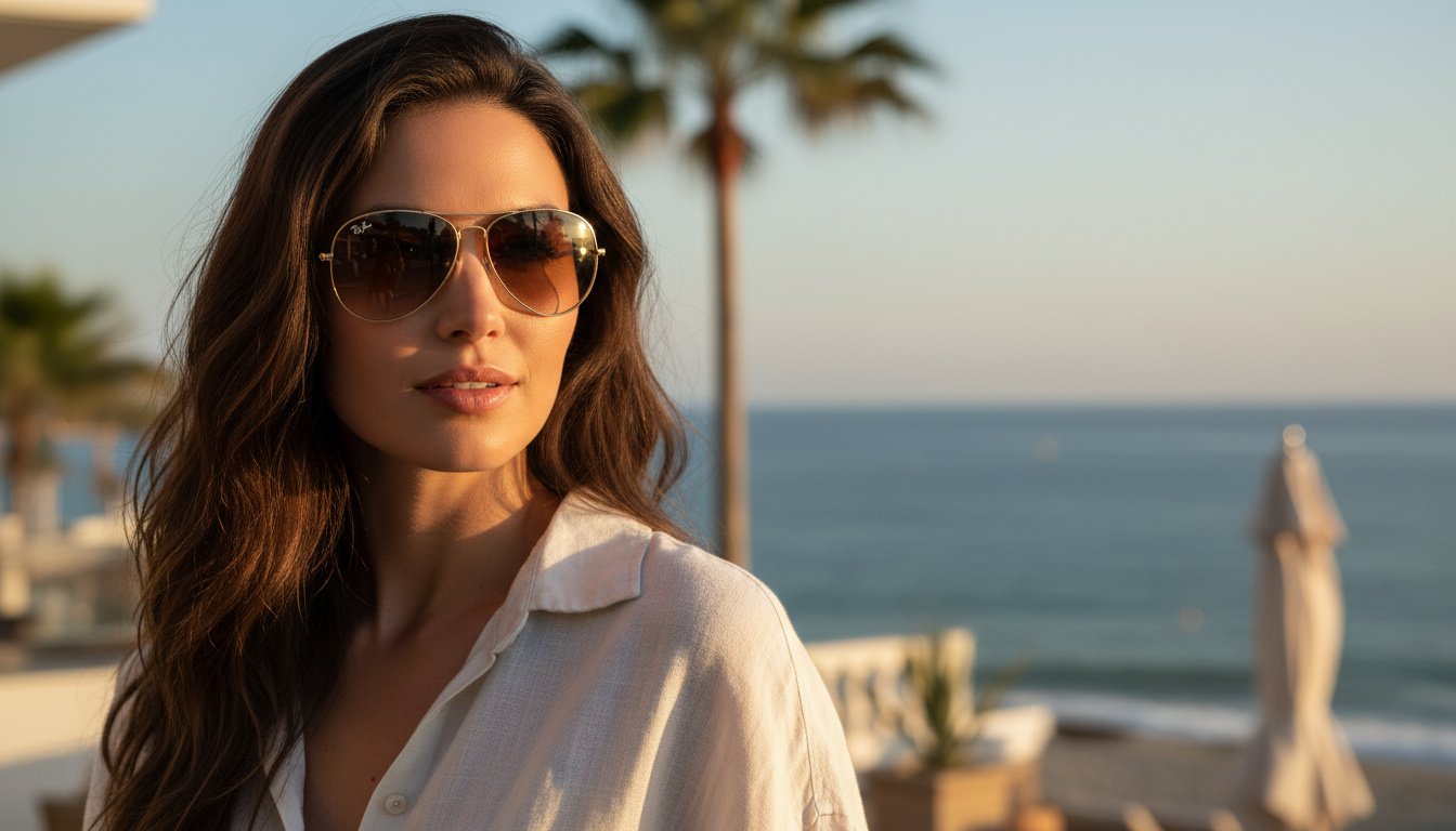 Vooraanzicht Ray-Ban COCKPIT (RB3362 - 001/51)